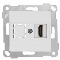 RİTA MEK TUŞ DATA PRİZİ 1*HDMI BEYAZ 1